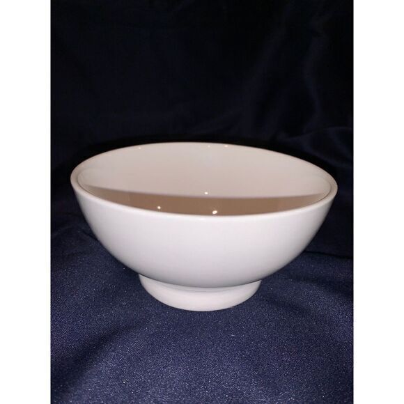 White Ceramic Bowl with 'HIS' Text - Picture 3 of 7